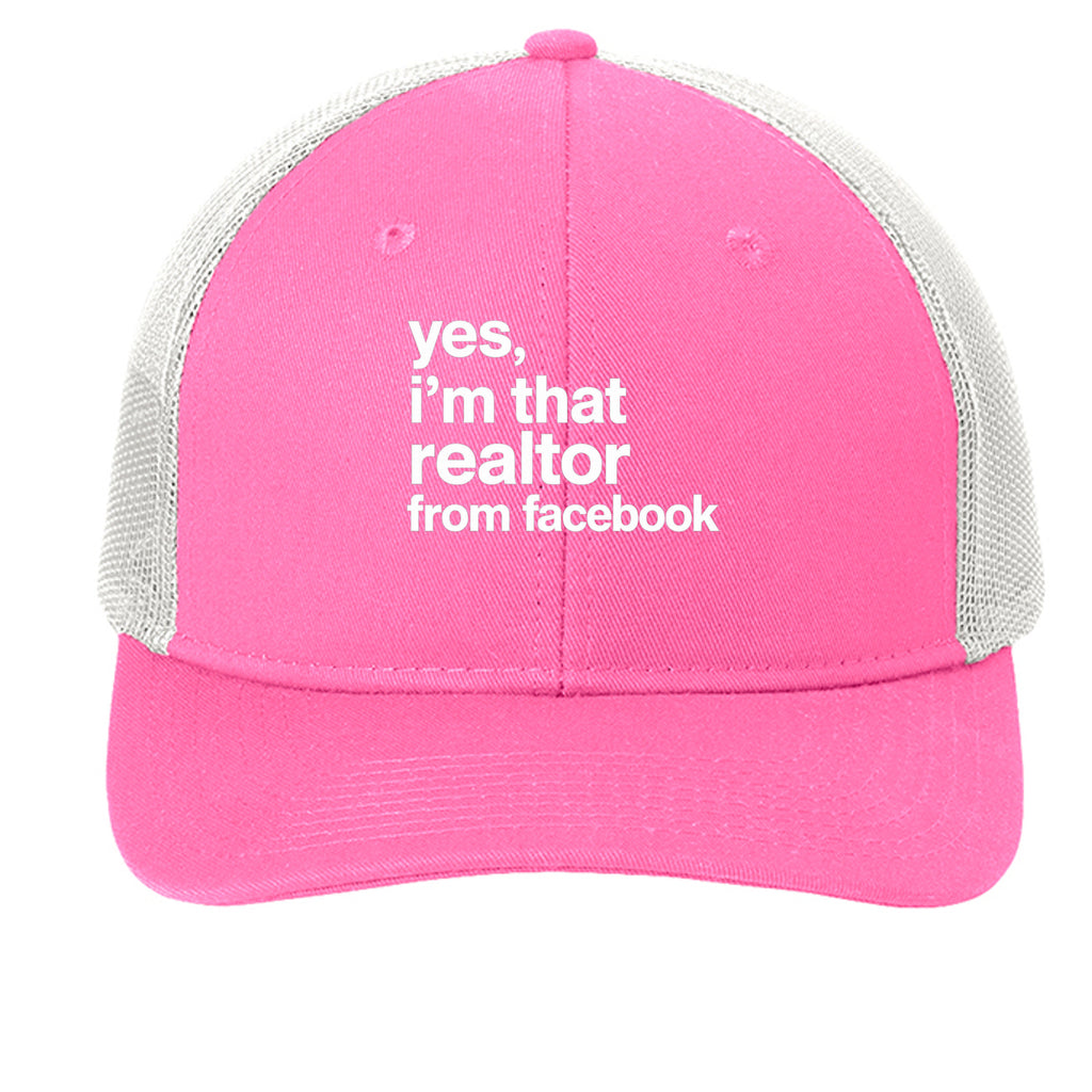 True Pink/ White - C402 - FRONT