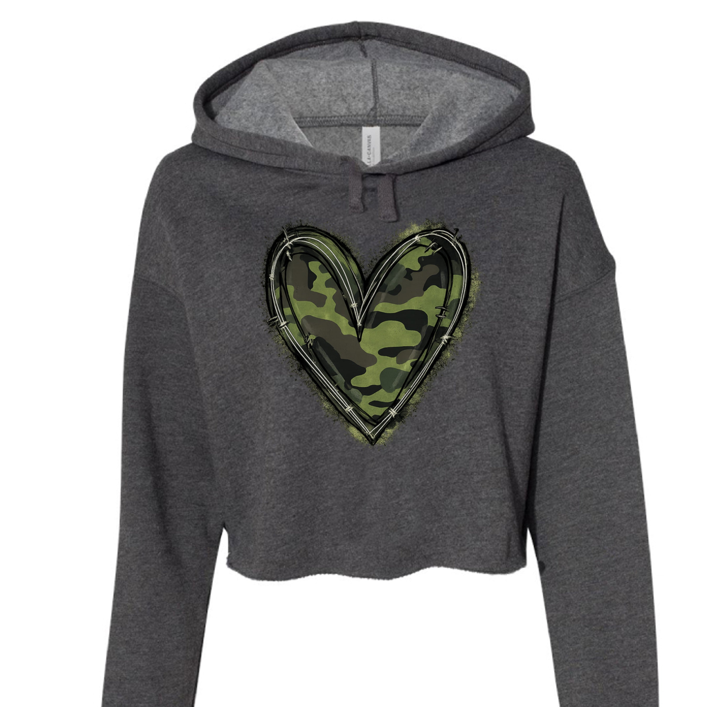 DARK GRY HEATHER - B7502 - FRONT