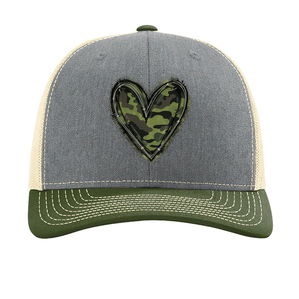 Heather Grey/ Birch/ Army Olive - 112 - FRONT