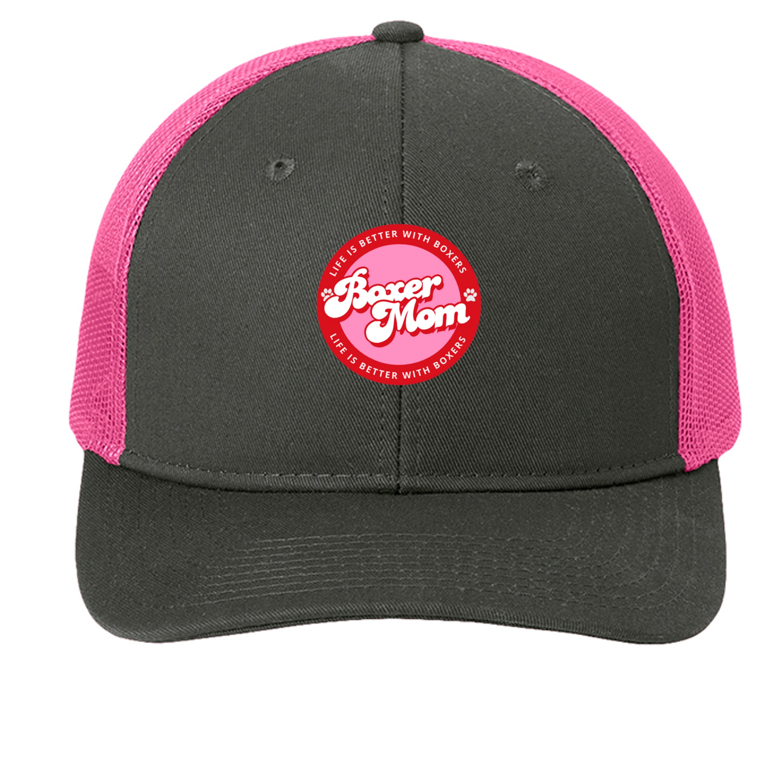 Grey Steel/ Neon Pink - C402 - FRONT