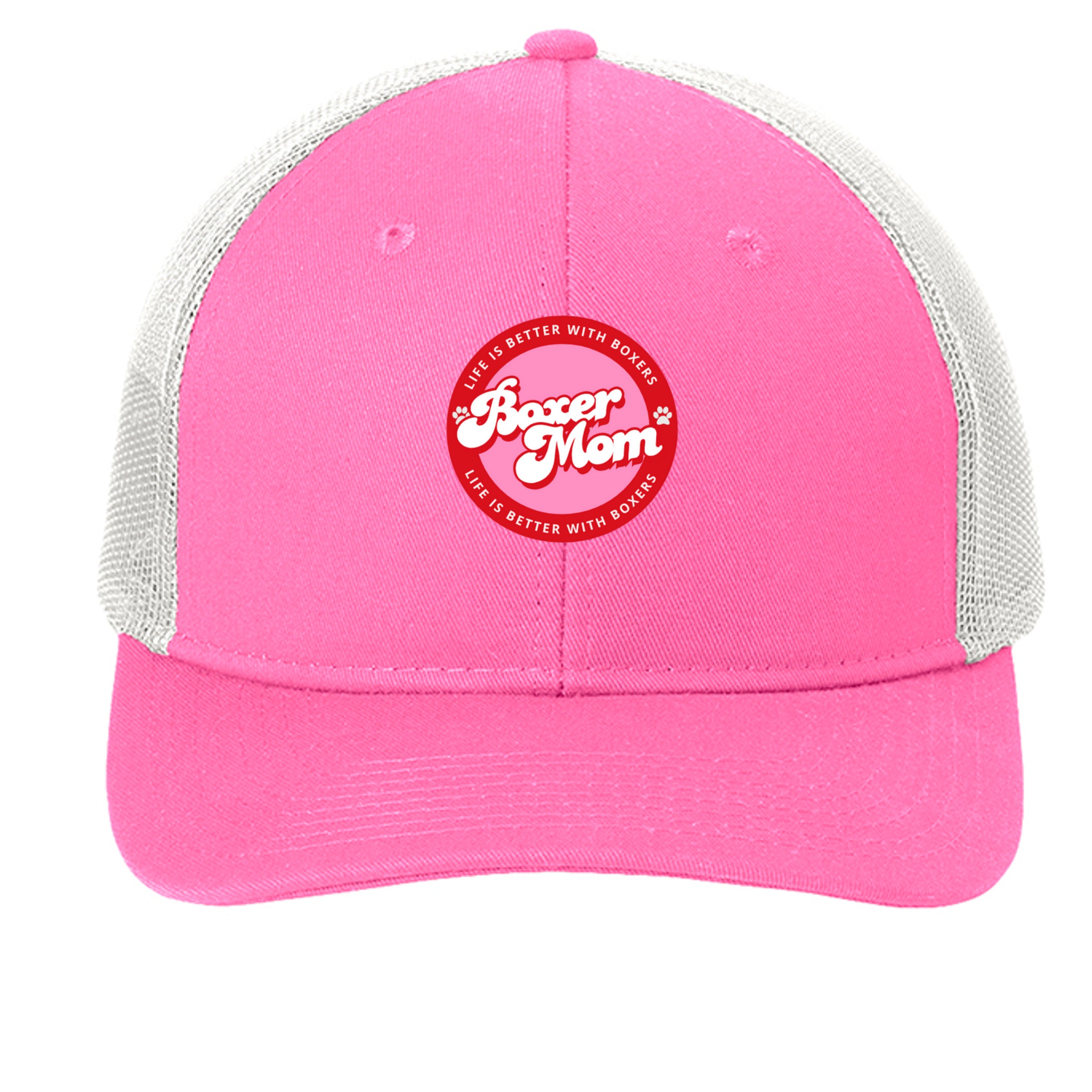 True Pink/ White - C402 - FRONT