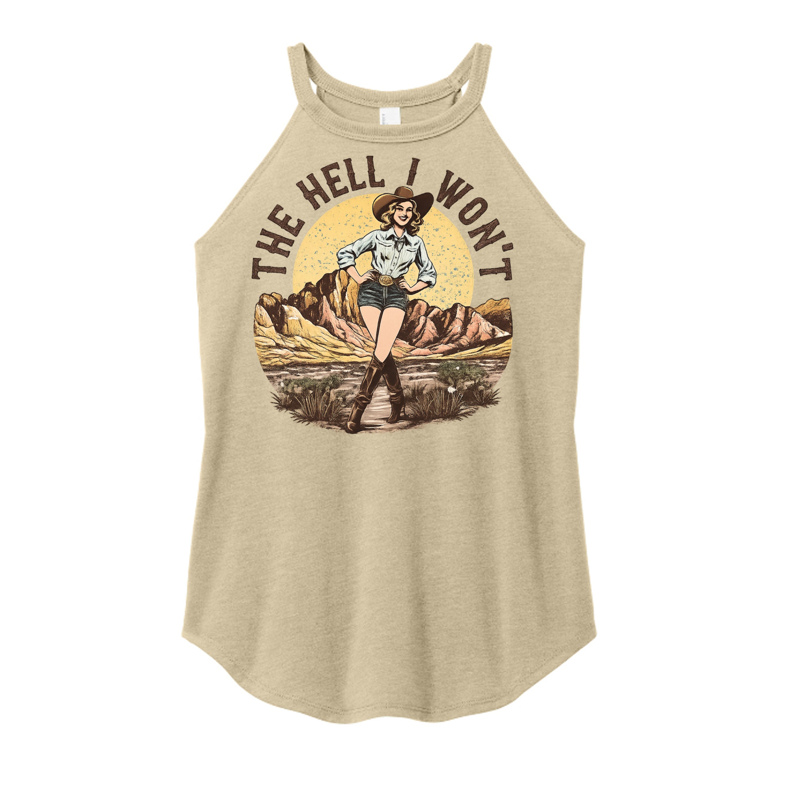Desert Tan Heather - DT137L - FRONT