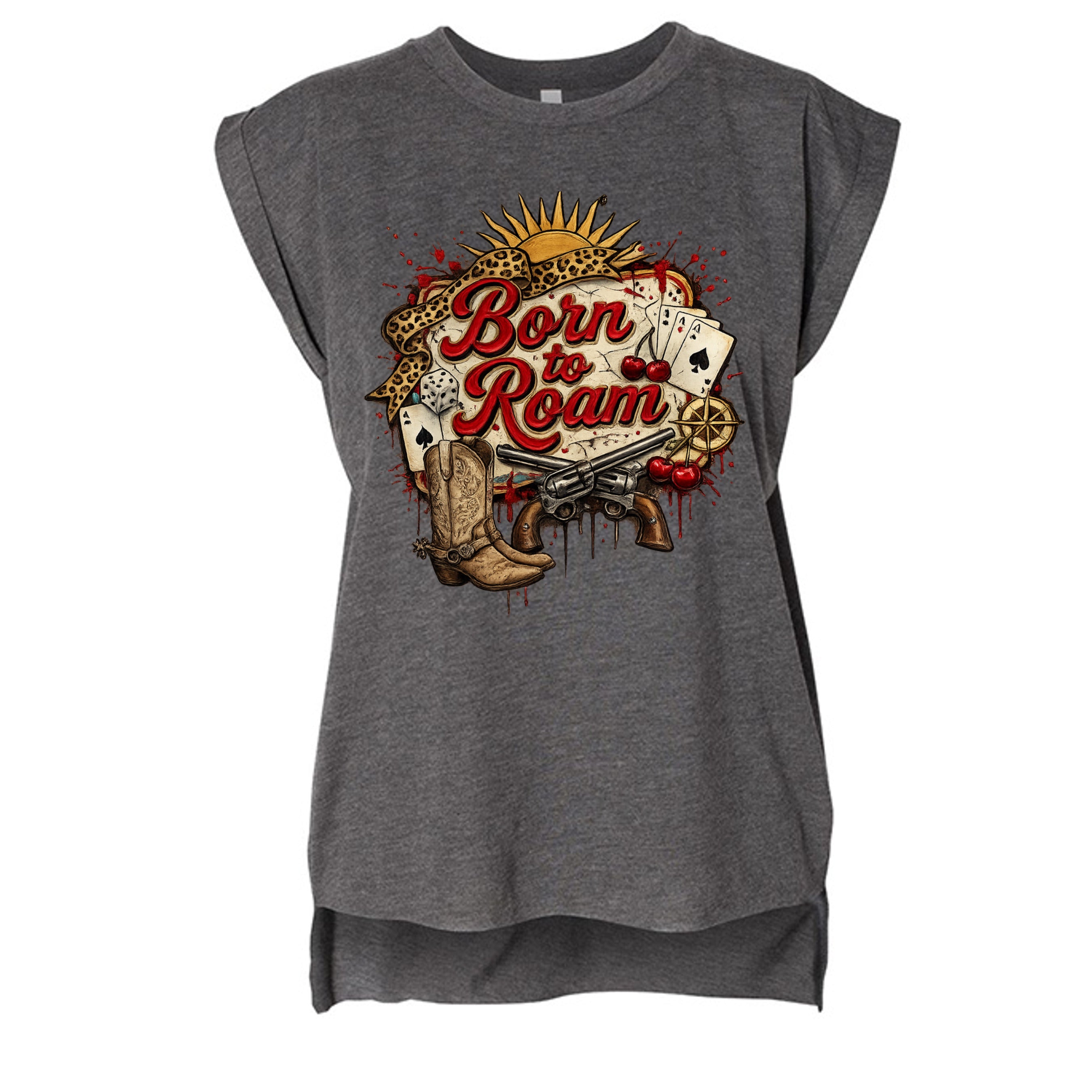 DARK GRY HEATHER - 8804 - FRONT