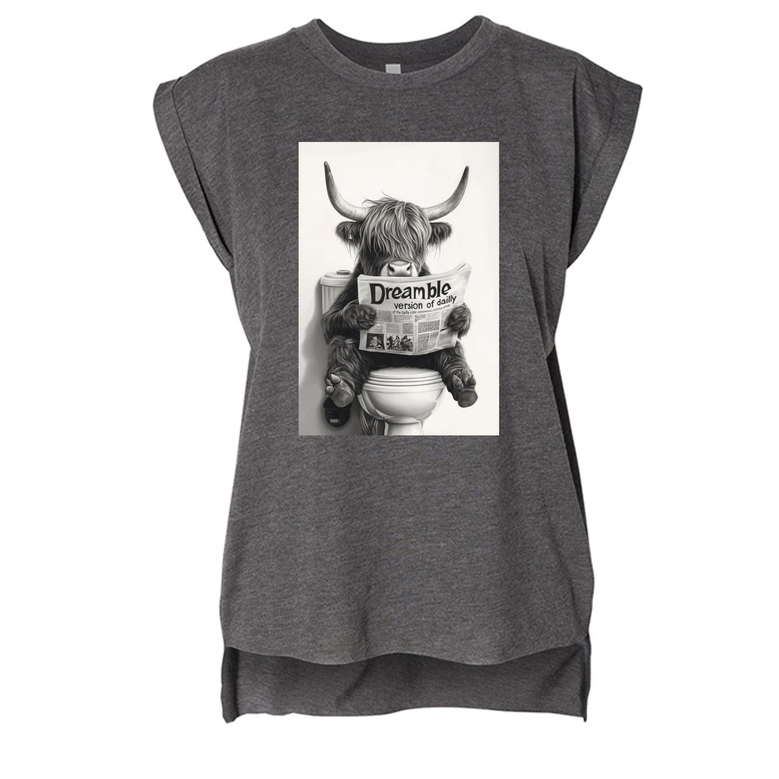 DARK GRY HEATHER - 8804 - FRONT