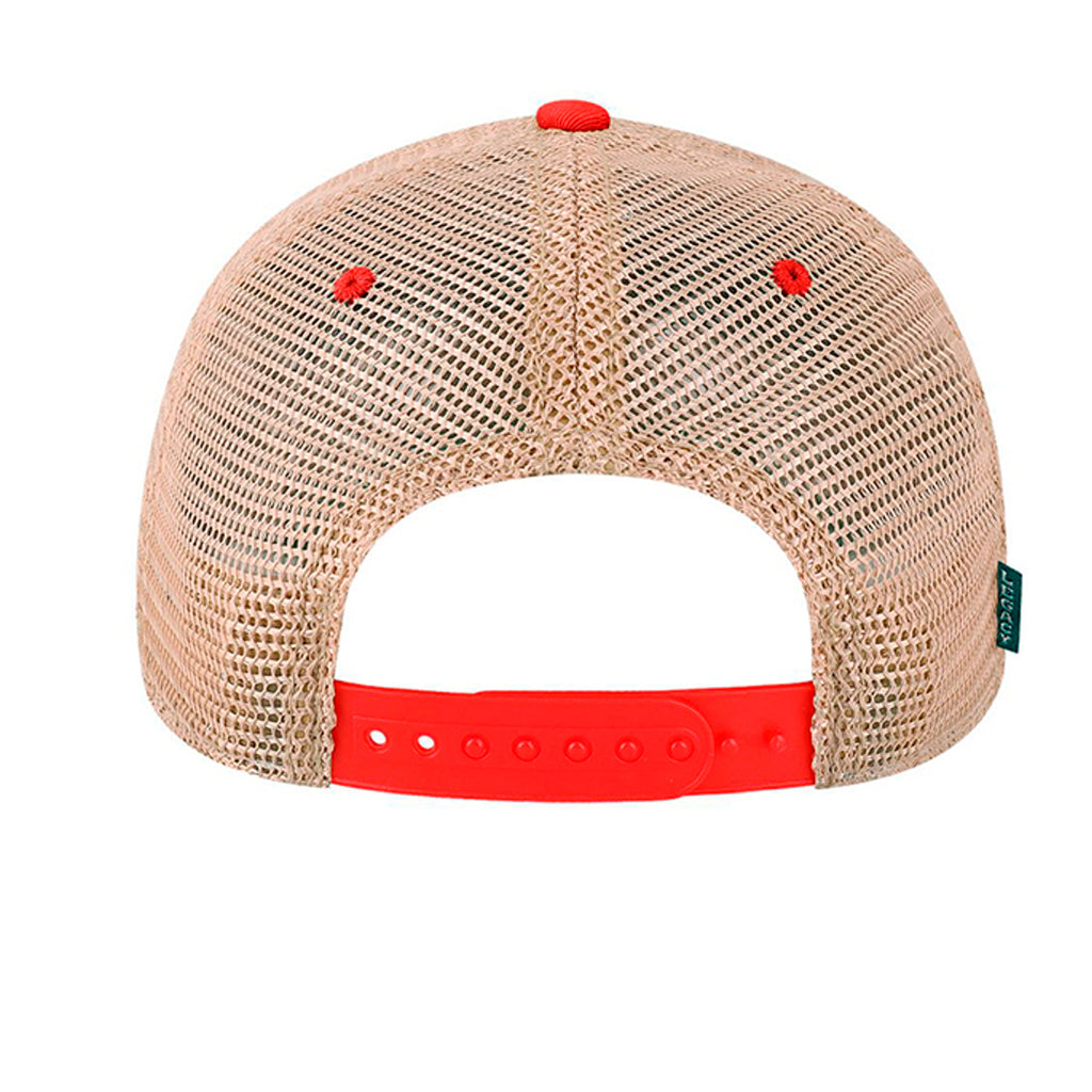 Scarlet Red/ Khaki - OFA - BACK